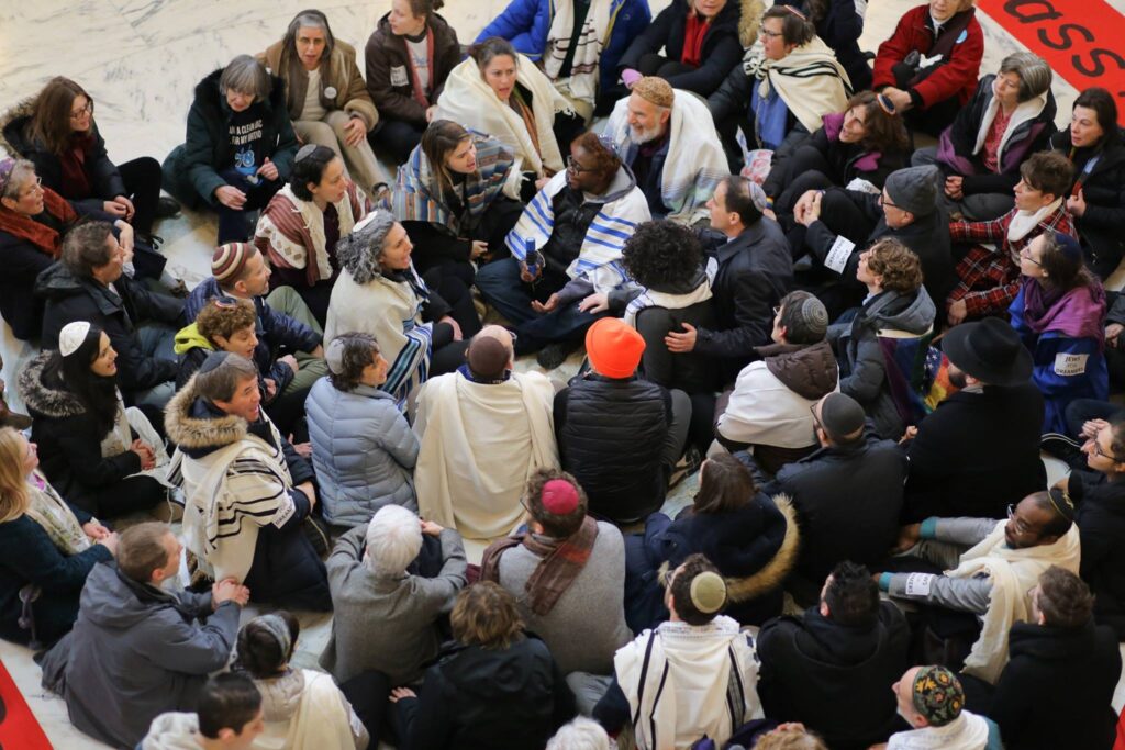 Rabbis gathered