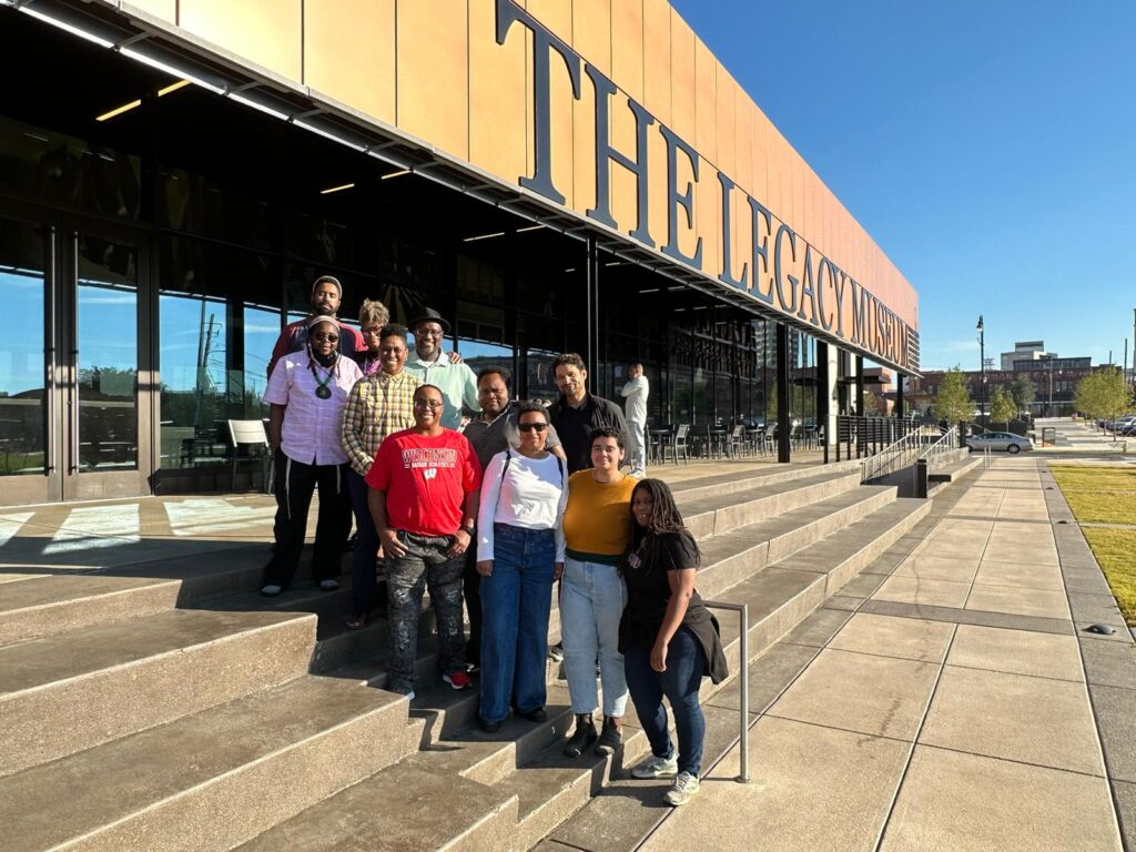 Group in front of Legacy Museum